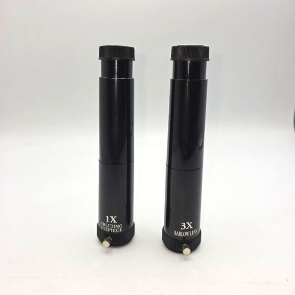 Barlow 1X 3X Erecting Telescope Eyepiece Set  4mm, 9mm, 20mm + Erecting Eyepiece - Picture 3 of 17